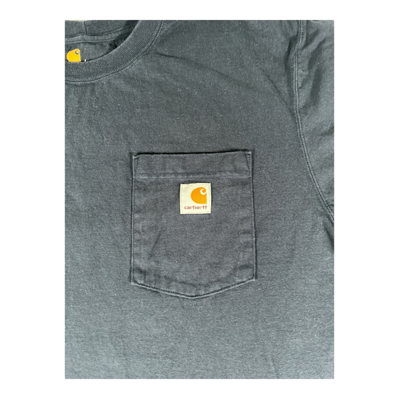 Carhartt Other - Carhartt Navy Blue Pocket Short Sleeve Original Fit Sz L